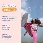 4 - Gritzo Supermilk Personalized Protein and Nutrition Drink Mix for 13+y girls Height+,  200 g  Cafe Mocha