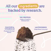 5 - Supermilk Gritzo Height+ for 7-12 Yrs Girls Personalized Protein & Nutrition Drink Mix,  800 g  Double Chocolate