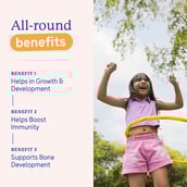 7 - Supermilk Gritzo Height+ for 7-12 Yrs Girls Personalized Protein & Nutrition Drink Mix,  400 g  Creamy Vanilla