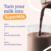 10 - Supermilk Gritzo Height+ for 7-12 Yrs Girls Personalized Protein & Nutrition Drink Mix, 1 kg Double Chocolate