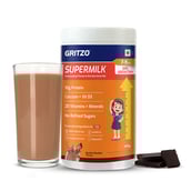 1 - Supermilk Gritzo Growth+(Formerly Height+) for Girl 7 to 9 years, 400 g Double Chocolate
