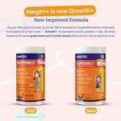 2 - Supermilk Gritzo Growth+(Formerly Height+) for Girl 7 to 9 years, 400 g Double Chocolate