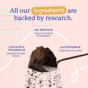 7 - Supermilk Gritzo Height+ for 13+ Yrs Girls Personalized Protein & Nutrition Drink Mix, 400 g Cafe Mocha