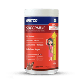 Supermilk Gritzo Growth+(Formerly Height+) for Girl 13+ years, 400 g Double Chocolate