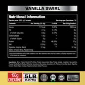One Science 100% Premium Whey Protein,  5 lb  Vanilla Swirl - with Free 150g Creatine 