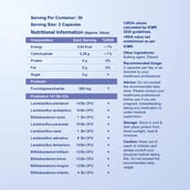 10 - CUREFOREVER Pre & Probiotics 101 Billion CFU, 60 veggie capsule(s) Unflavoured