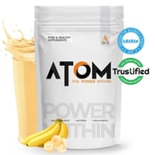 1 - AS-IT-IS Nutrition ATOM Whey Protein with Enzymes,  2.2 lb  Banana Fusion 