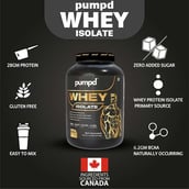 2 - Pumpd Whey Isolate,  4.4 lb  Rich Chocolate 