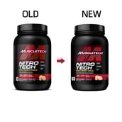 1 - MuscleTech Nitrotech 100% Whey Gold,  2 lb  French Vanilla Cream - India 