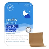 1 - Wellbeing Nutrition Melts Restful Sleep Melatonin 10mg, 30 Piece(s)/Pack Calming Chamomile Lavender