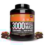 3 - QNT Muscle Mass 3000,  6.6 lb  Choco Almond 