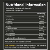 3 - Musclemend Formula EAA + Nootropics 2:1:1,  Fruit Punch  0.66 lb  60 Servings 