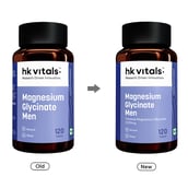 1 - HealthKart HK Vitals Magnesium Glycinate,  Unflavoured - Men  120 tablet(s)