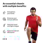 4 - HealthKart HK Vitals Vitamin D3,  90 capsules  Unflavoured