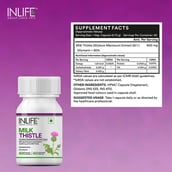 6 - INLIFE Milk Thistle (600mg),  60 veggie capsule(s) 