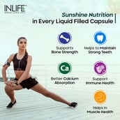 4 - INLIFE Plant Based Vitamin D3 600 IU + K2,  60 veggie capsule(s)  Unflavoured 