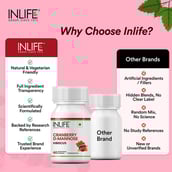 8 - INLIFE Cranberry D Mannose Hibiscus,  60 capsules 
