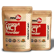 1 - Neulife Coconut MCT Powder,  500 g  Unflavoured (Pack of 2) 