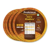 1 - Prolicious Khakhra, Jeera (Pack of 4) 170 g