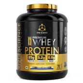 1 - One Science 100% Premium Whey Protein,  5 lb  Blueberry Muffin - with Free 150g Creatine 