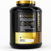 2 - One Science 100% Iso Gold Whey Protein Isolate,  5 lb  Neapolitan Ice Cream 