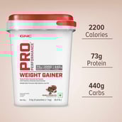10 - GNC Pro Performance Weight Gainer,  8.8 lb  Double Chocolate 