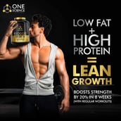 6 - One Science 100% Iso Gold Whey Protein Isolate,  5 lb  Vanilla Swirl 