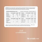 HealthKart HK Vitals Skin Radiance Collagen 200 g & Glutathione Effervescent 15 Tabs Orange Combo