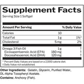 3 - Rule One Fish Oil Omega-3 Fatty Acids,  100 softgels 