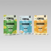 8 - The Drill Crunchy Roasted Edamame,  Piri Piri Lemon (Pack of 12)  30 g 