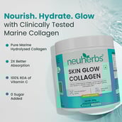 10 - Neuherbs Skin Glow Collagen,  200 g  Orange 