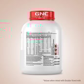 9 - GNC Pro Performance Weight Gainer, 6.6 lb Double Chocolate with Steel Shaker 750ml