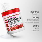 7 - GNC Pro Performance Pure Micronized Creatine Monohydrate,  Cranberry with Steel Shaker 750ml  0.22 lb 