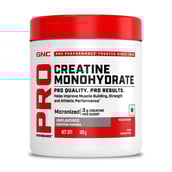 2 - GNC Pro Performance Pure Micronized Creatine Monohydrate,  Unflavoured with Steel Shaker 750ml  0.22 lb 