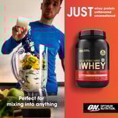 3 - ON (Optimum Nutrition) Gold Standard 100% Whey Protein,  2 lb  Unflavoured 