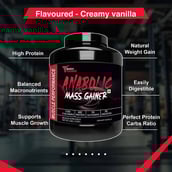 5 - Muscle Performance Anabolic Mass Gainer,  5.5 lb  Creamy Vanilla 
