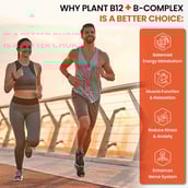 5 - Naturyz Plant B12 + B Complex,  30 gummies  Orange 