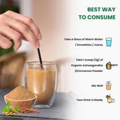 7 - Naturyz Organic Ashwagandha + Organic Cinnamon Powder,  100 g 