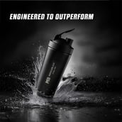 1 - MuscleBlaze Stainless Steel Shaker,  Stealth Black  700 ml 