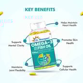 5 - Dr. Morepen Omega-3 Deep Sea Fish Oil 500mg,  60 softgels 