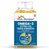 1 - Dr. Morepen Omega-3 Deep Sea Fish Oil Triple Strength,  60 softgels 