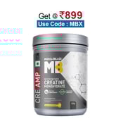MuscleBlaze Creatine Monohydrate CreAMP,  Citrus Blast  0.71 lb 