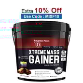 Nutrition Planet Xtreme Mass Gainer with Added DigeZyme,  11 lb  Chocolate 