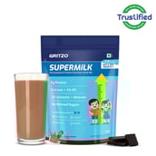 Supermilk Gritzo Growth+ for Boy/Girl 2 to 6 years,  800 g  Double Chocolate 