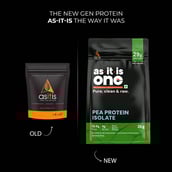 7 - AS-IT-IS Nutrition Pea Protein Isolate,  4.4 lb  Unflavoured