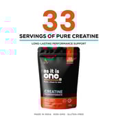 7 - AS-IT-IS Nutrition Creatine Monohydrate,  Unflavoured, USA Labdoor Certified for Accuracy & Purity  0.22 lb 