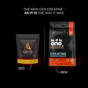 3 - AS-IT-IS Nutrition Creatine Monohydrate,  Unflavoured, USA Labdoor Certified for Accuracy & Purity  0.55 lb