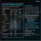 7 - Nutrabay BioAbsorb Whey Protein,  1.1 lb  Dark Chocolate 