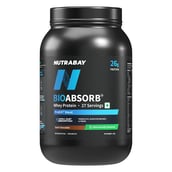 1 - Nutrabay BioAbsorb Whey Protein,  2.2 lb  Dark Chocolate 