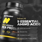 3 - Nutrabay Gold Pea Protein, 2.2 lb Rich Chocolate Creme